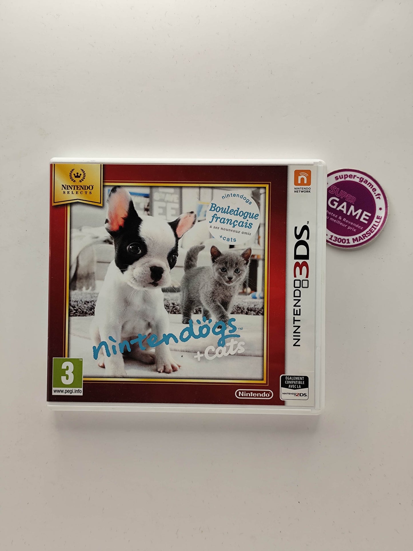 NINTENDOGS + CATS - BOULEDOGUE FRANCAIS - Nintendo Selects - 3DS