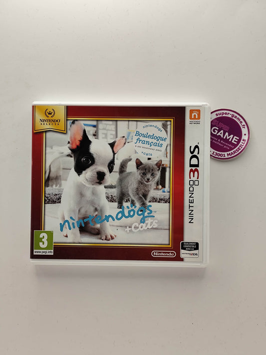 NINTENDOGS + CATS - BOULEDOGUE FRANCAIS - Nintendo Selects - 3DS