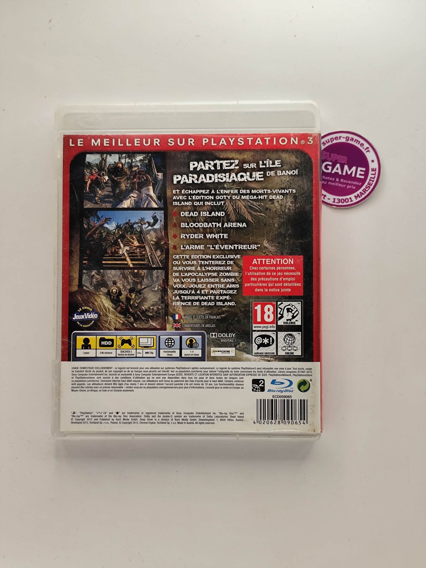 DEAD ISLAND - GOTY Essentials - PS3