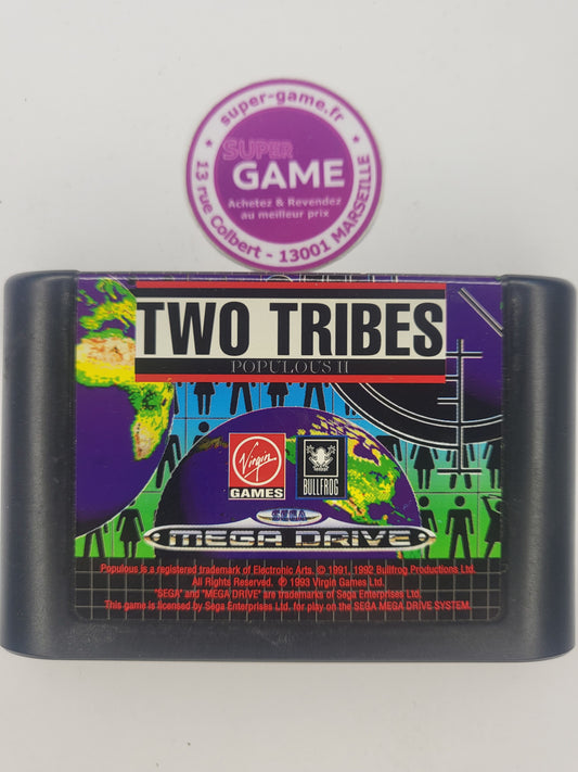 POPULOUS II TWO TRIBES - sans boite - MEGADRIVE