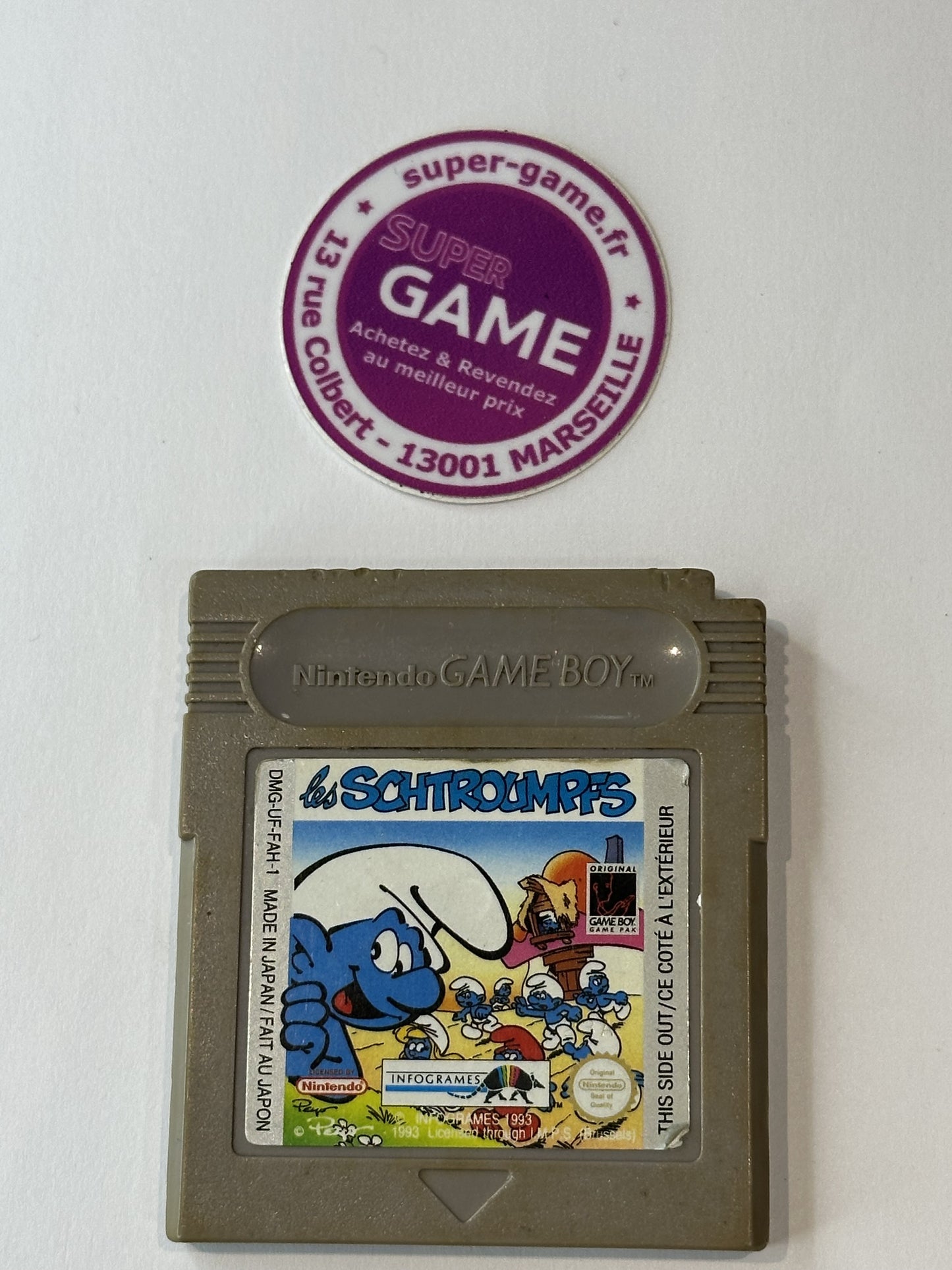 LES SCHTROUMPFS - sans boite - GAMEBOY