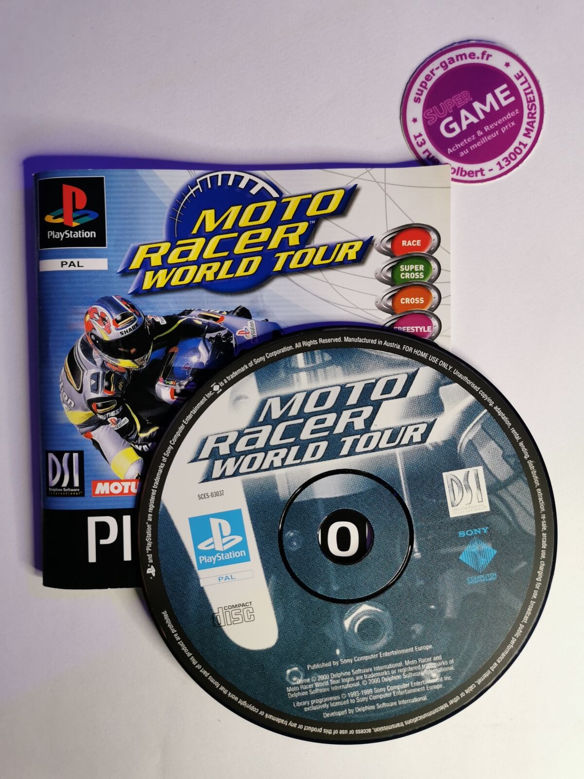 MOTO RACER WORLD TOUR - PS1  #603