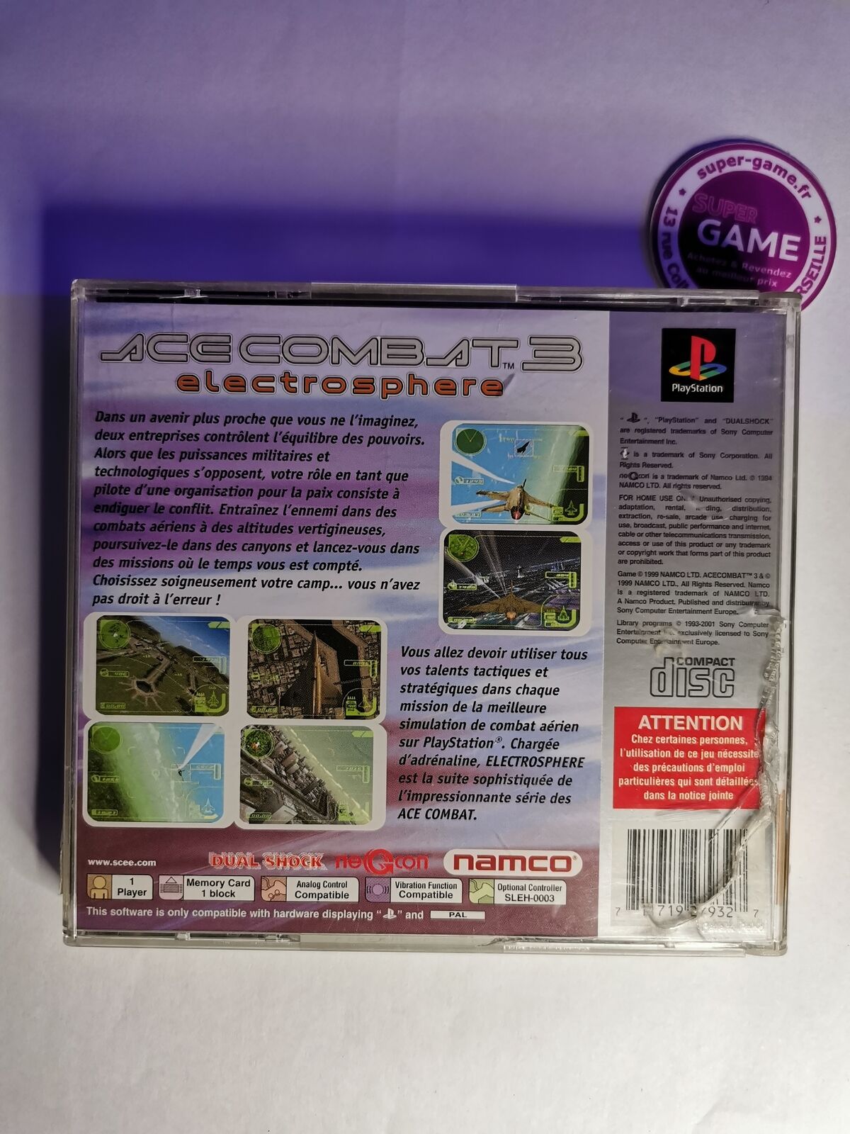 ACE COMBAT 3 - PS1  #482