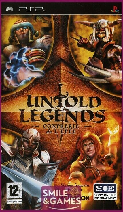 UNTOLD LEGENDS : LA CONFRERIE DE L'EPEE - PSP