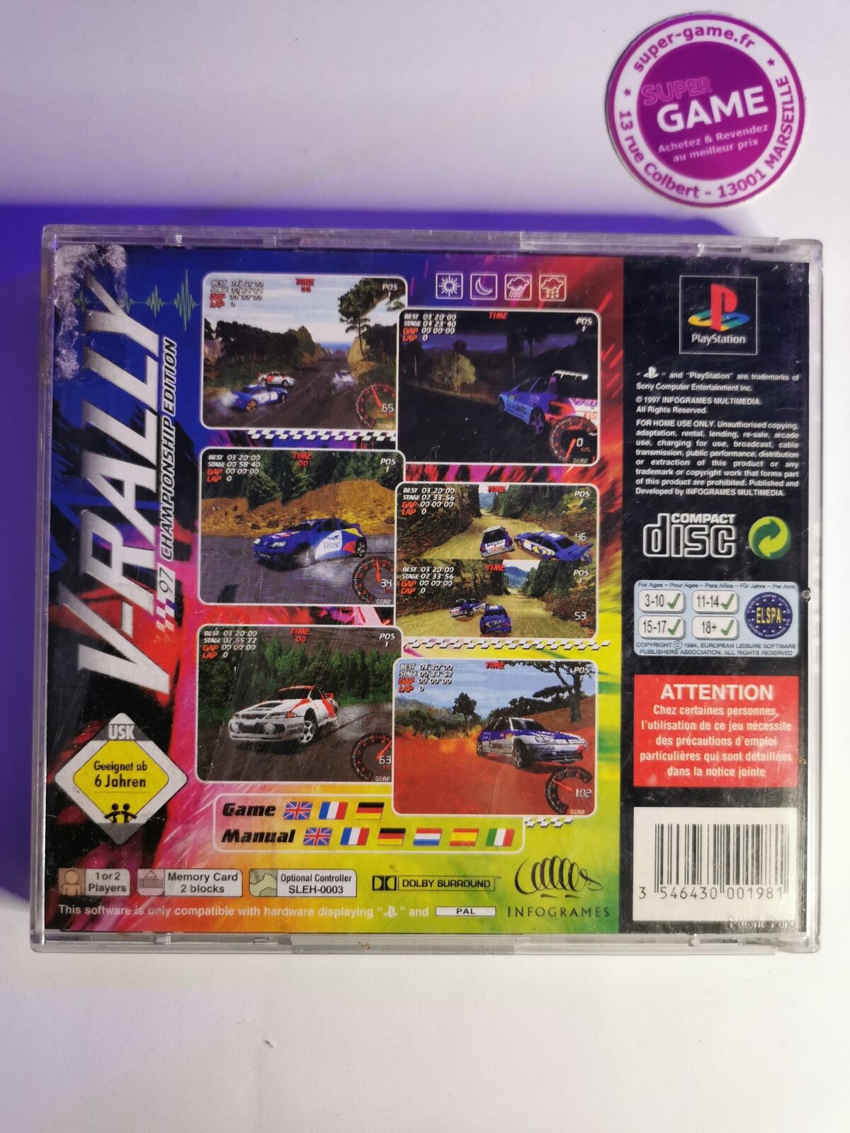 V-RALLY - PS1  #674