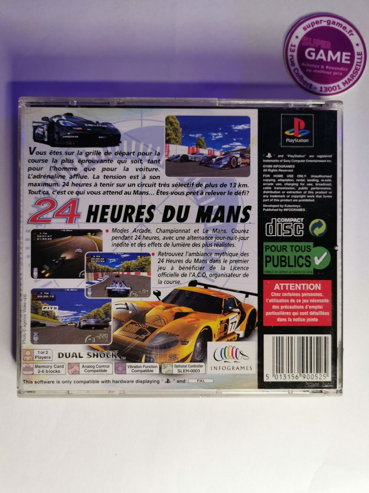 24 HEURES DU MANS - PS1  #478