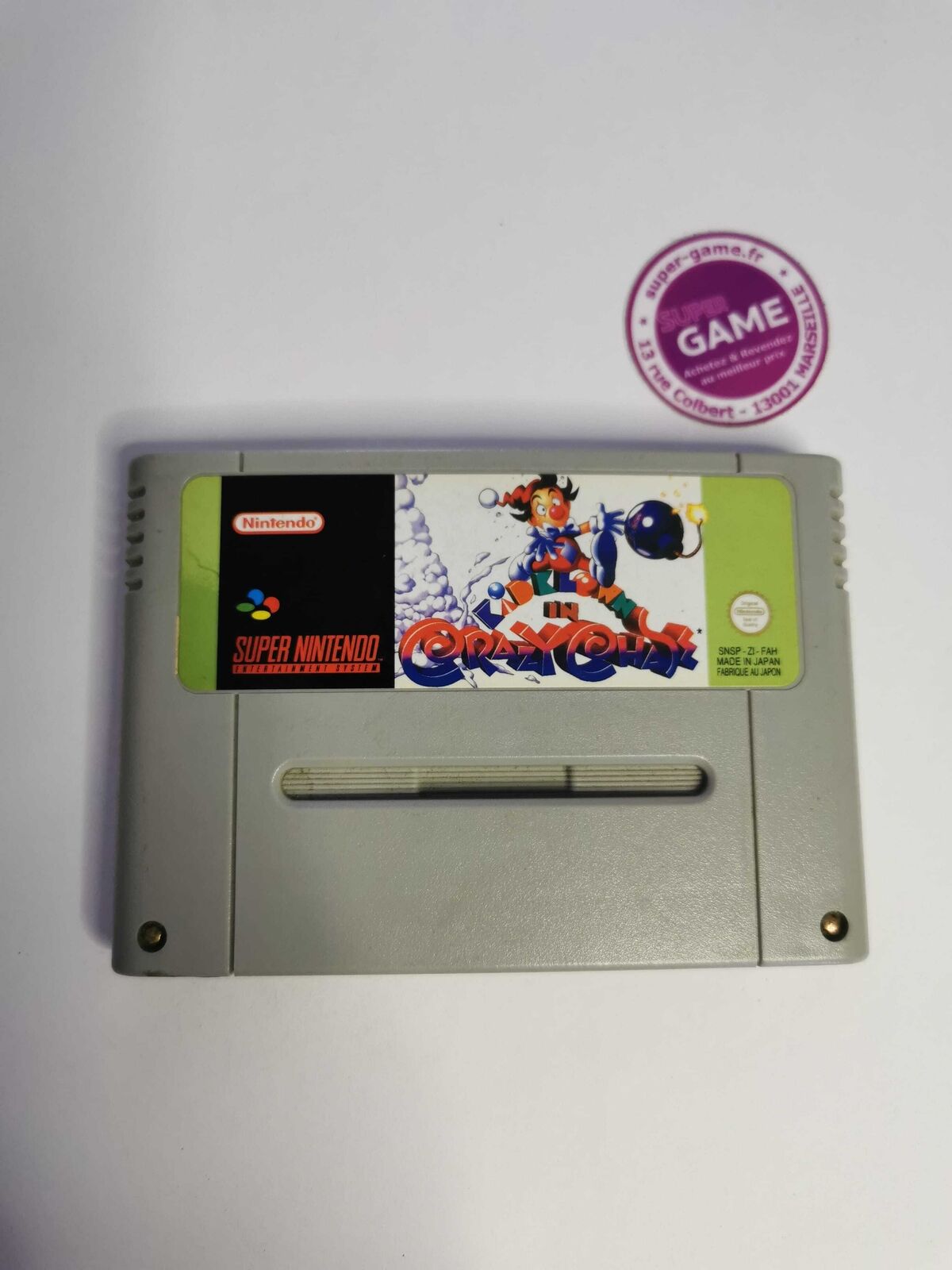 KID KLOWN CRAZY CHASE - SNES  #872