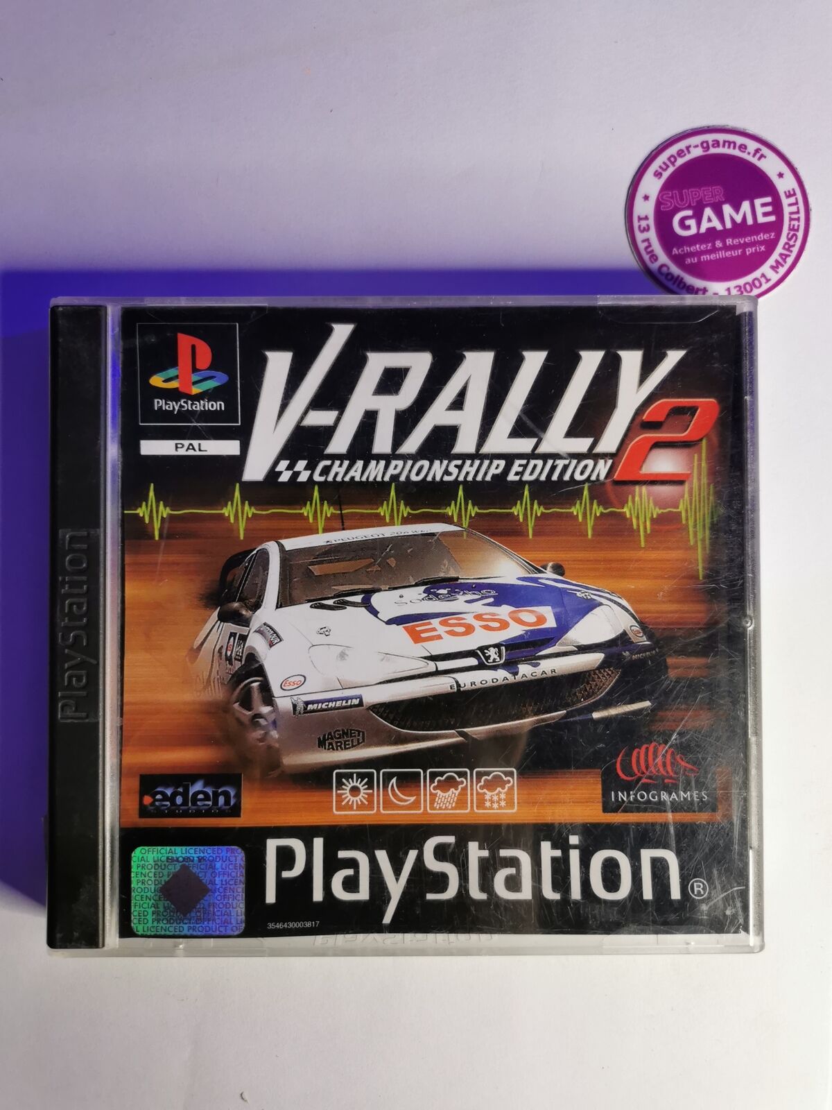 V-RALLY 2 - PS1 #676 - SUPER GAME V-RALLY 2 - PS1 #676 - SUPER GAME