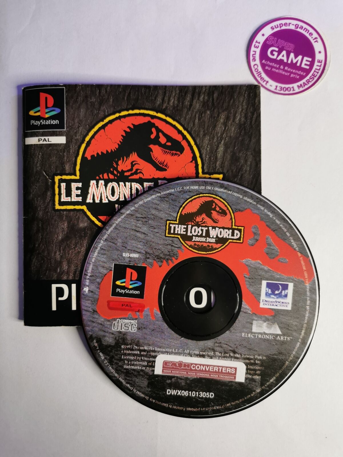 LE MONDE PERDU: JURASSIC PARK - PS1  #585