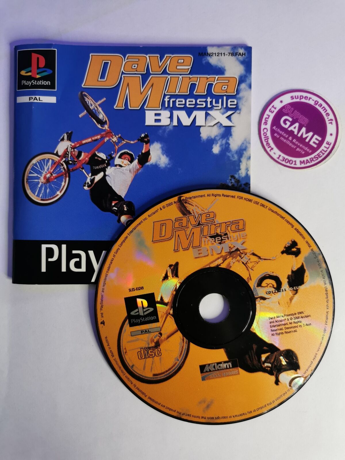 DAVE MIRRA FREESTYLE BMX - PS1  #513