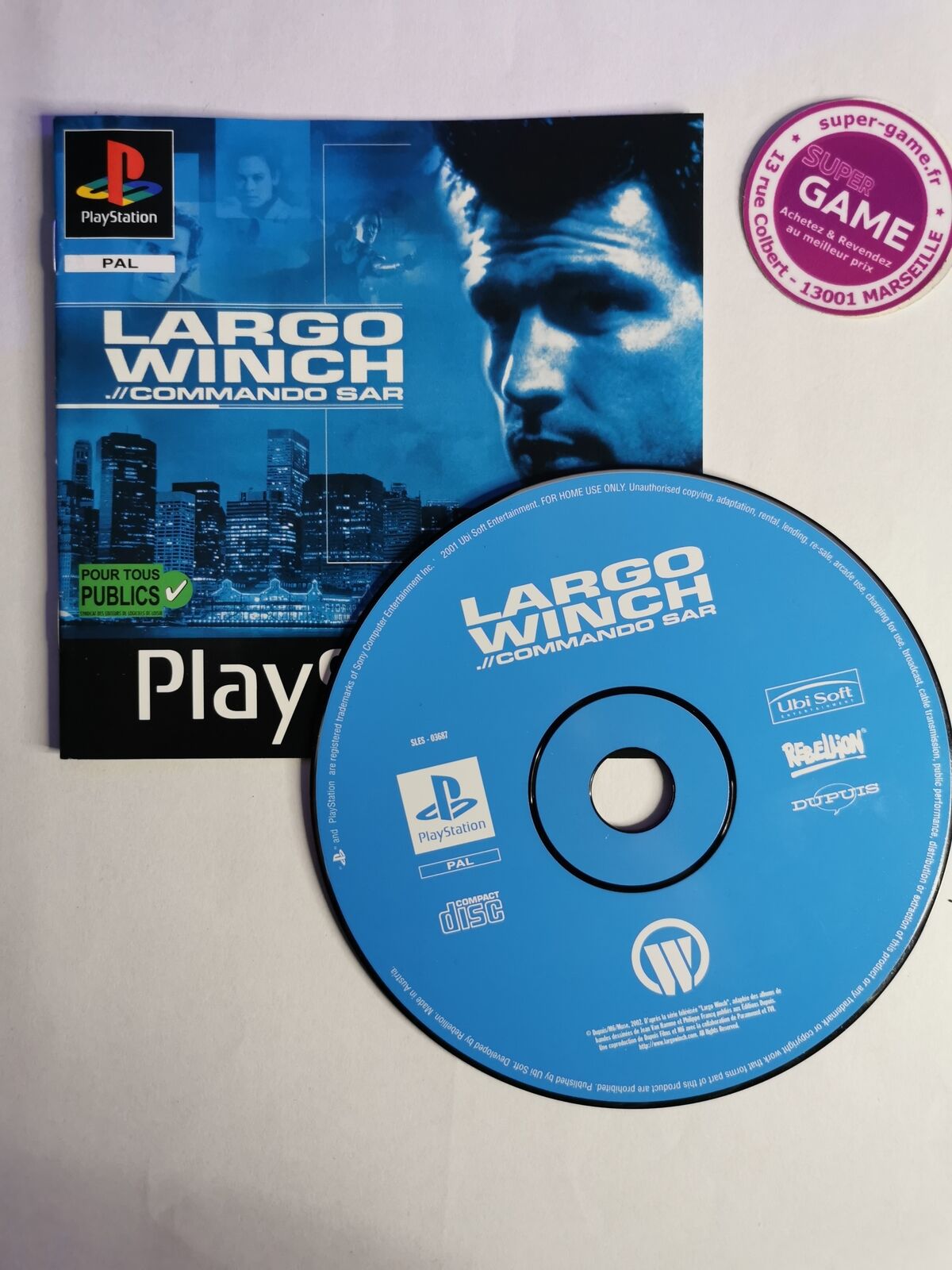 LARGO WINCH / COMMANDO SAR - PS1  #581