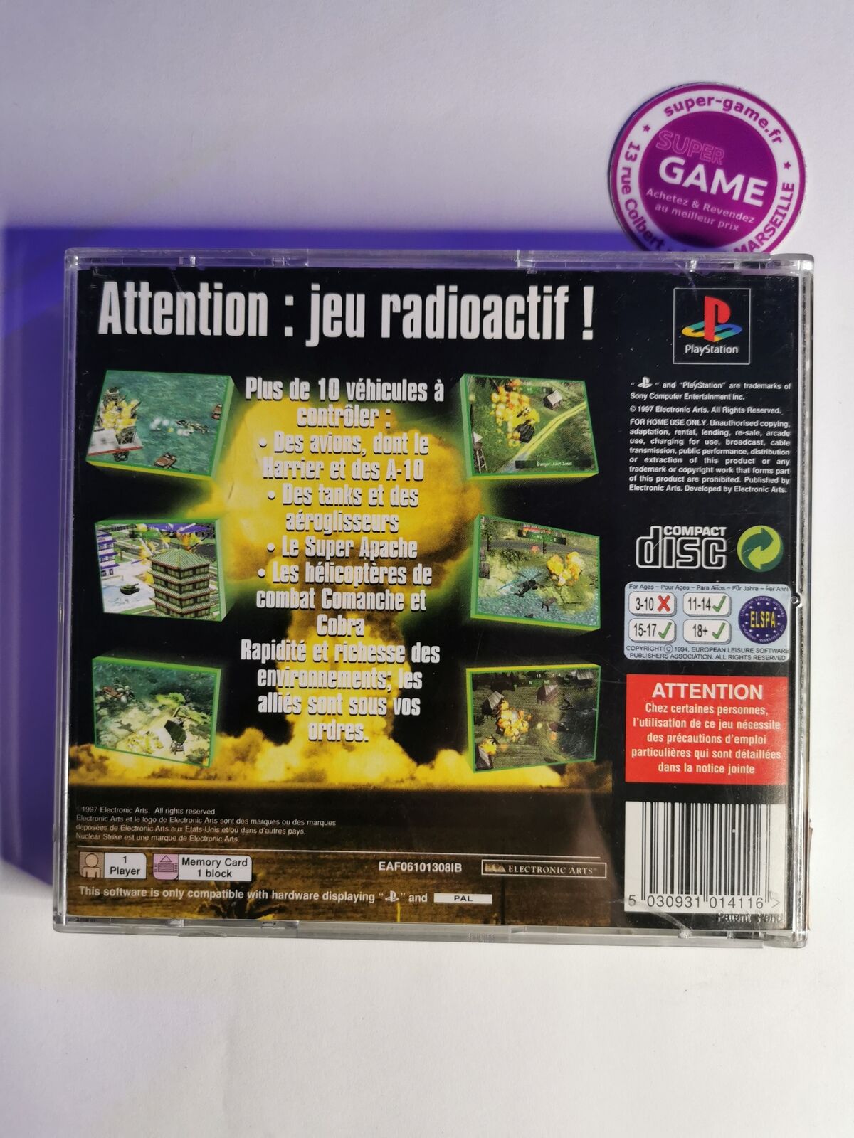 NUCLEAR STRIKE - PS1  #608