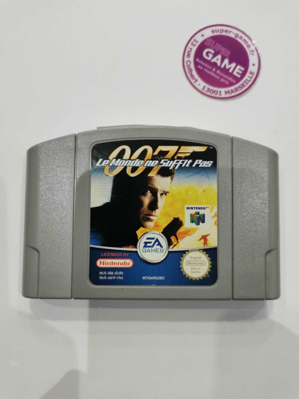 007 LE MONDE NE SUFFIT PAS - N64  #690