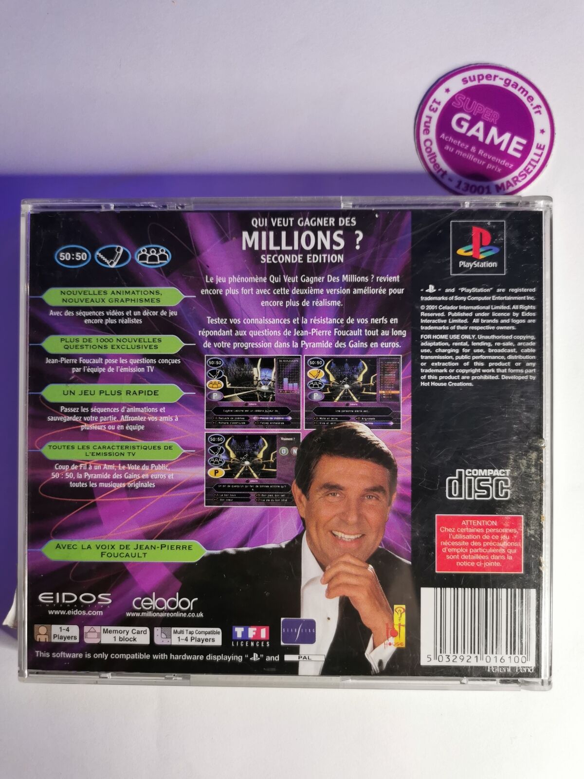 QUI VEUT GAGNER DES MILLIONS ? SECONDE EDITION - PS1  #621