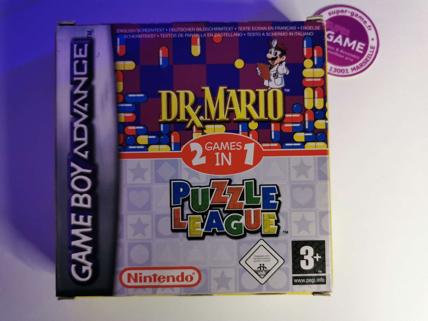 DR MARIO + PUZZLE LEAGUE - GBA  #268