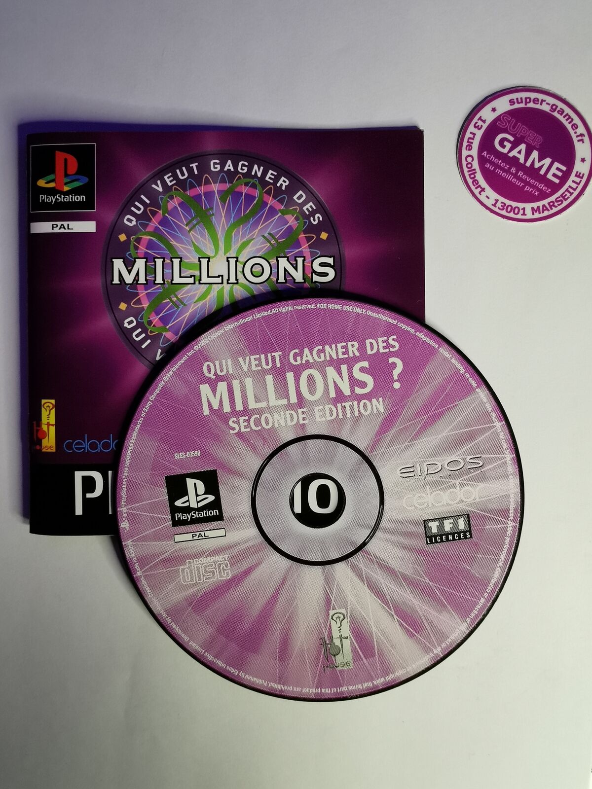 QUI VEUT GAGNER DES MILLIONS ? SECONDE EDITION - PS1  #621