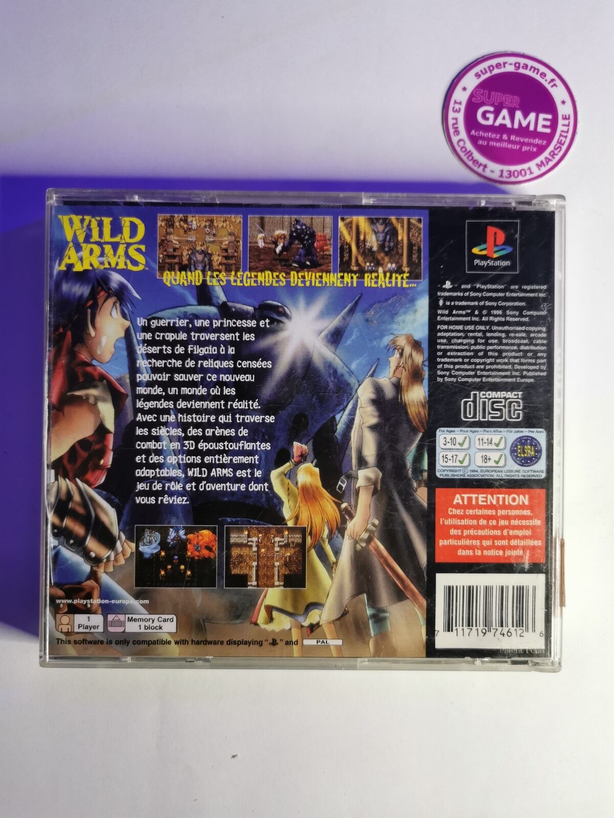 WILD ARMS - PS1  #680