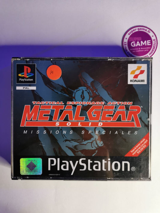 METAL GEAR SOLID - MISSIONS SPECIALES - PS1  #597