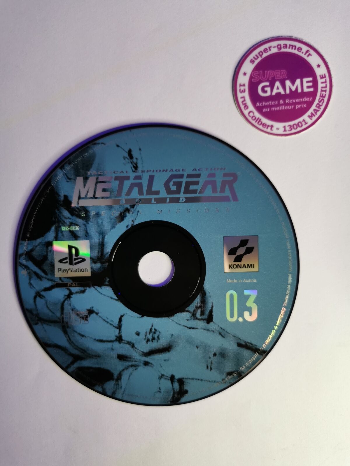 METAL GEAR SOLID - MISSIONS SPECIALES - PS1  #597