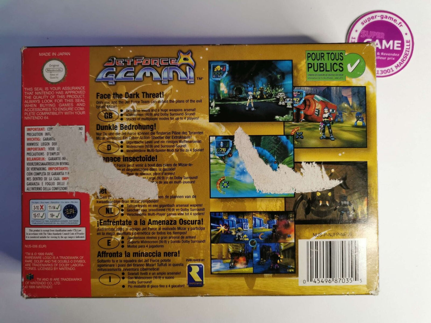 JET FORCE GEMINI - N64  #230