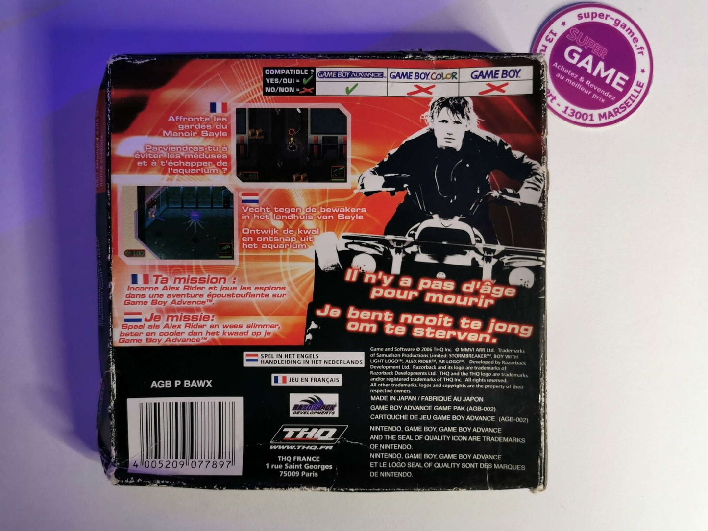 ALEX RIDER STORMBREAKER - GBA  #267