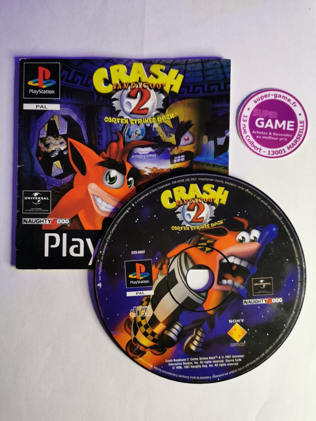 CRASH BANDICOOT 2: CORTEX STRIKES BACK - PS1  #508