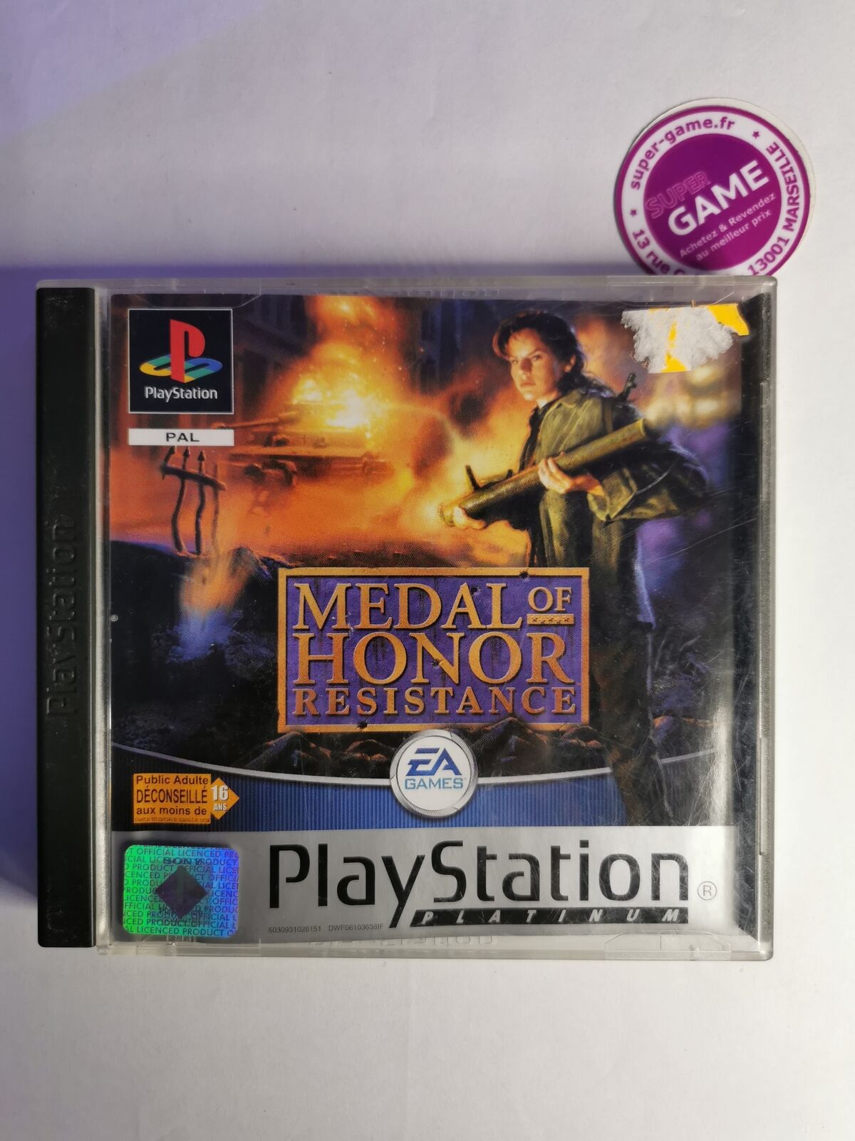 MEDAL OF HONOR RÉSISTANCE  - PS1  #595