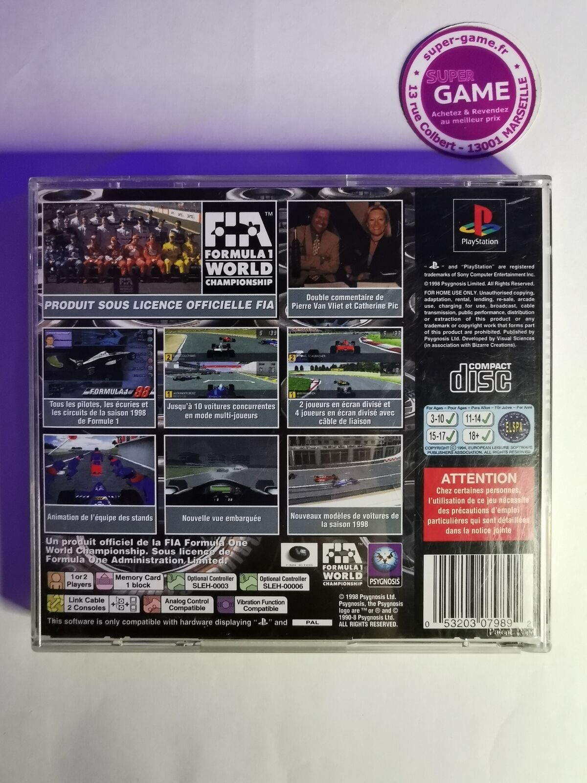 FORMULA 1 98 - PS1  #554