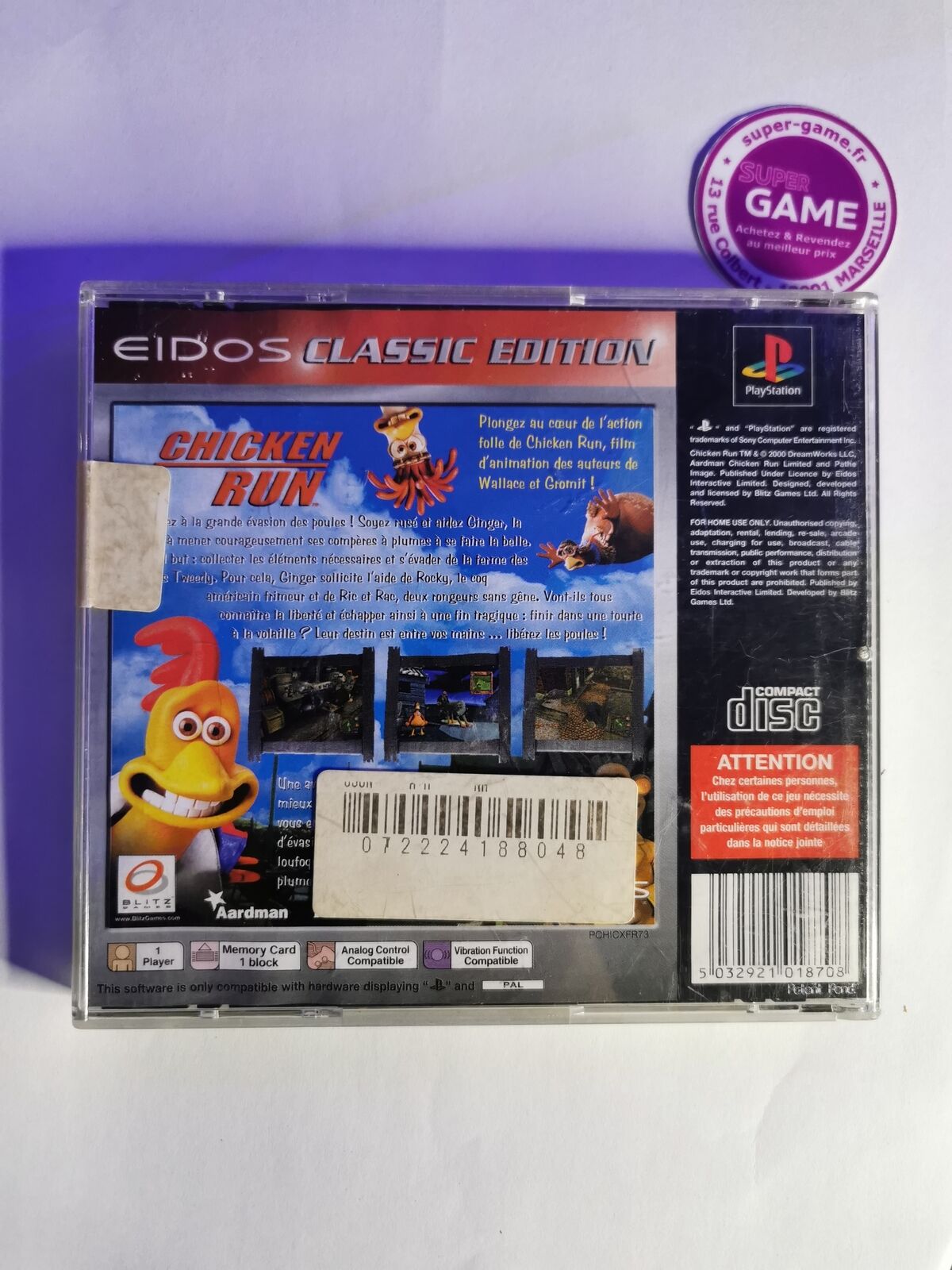 CHICKEN RUN - PS1  #506