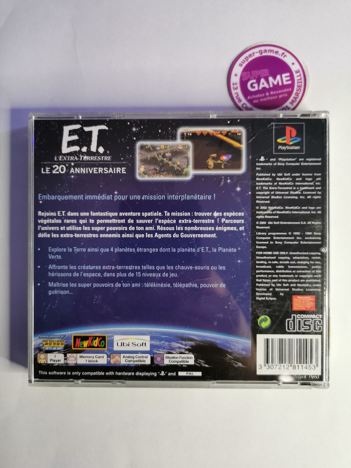 E.T. L'EXTRA-TERRESTRE - PS1  #540