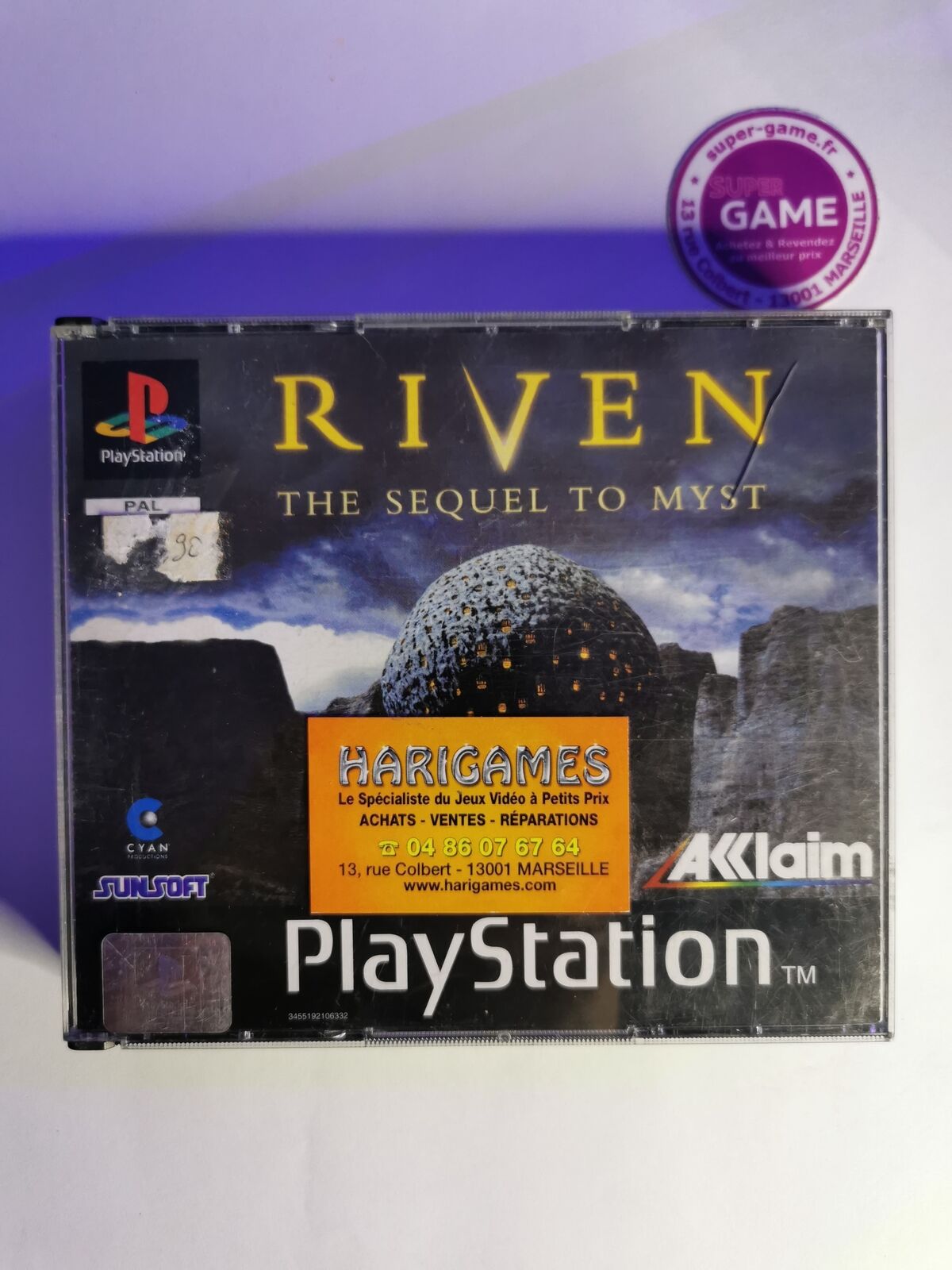 RIVEN THE SEQUEL TO MYST - PS1  #630