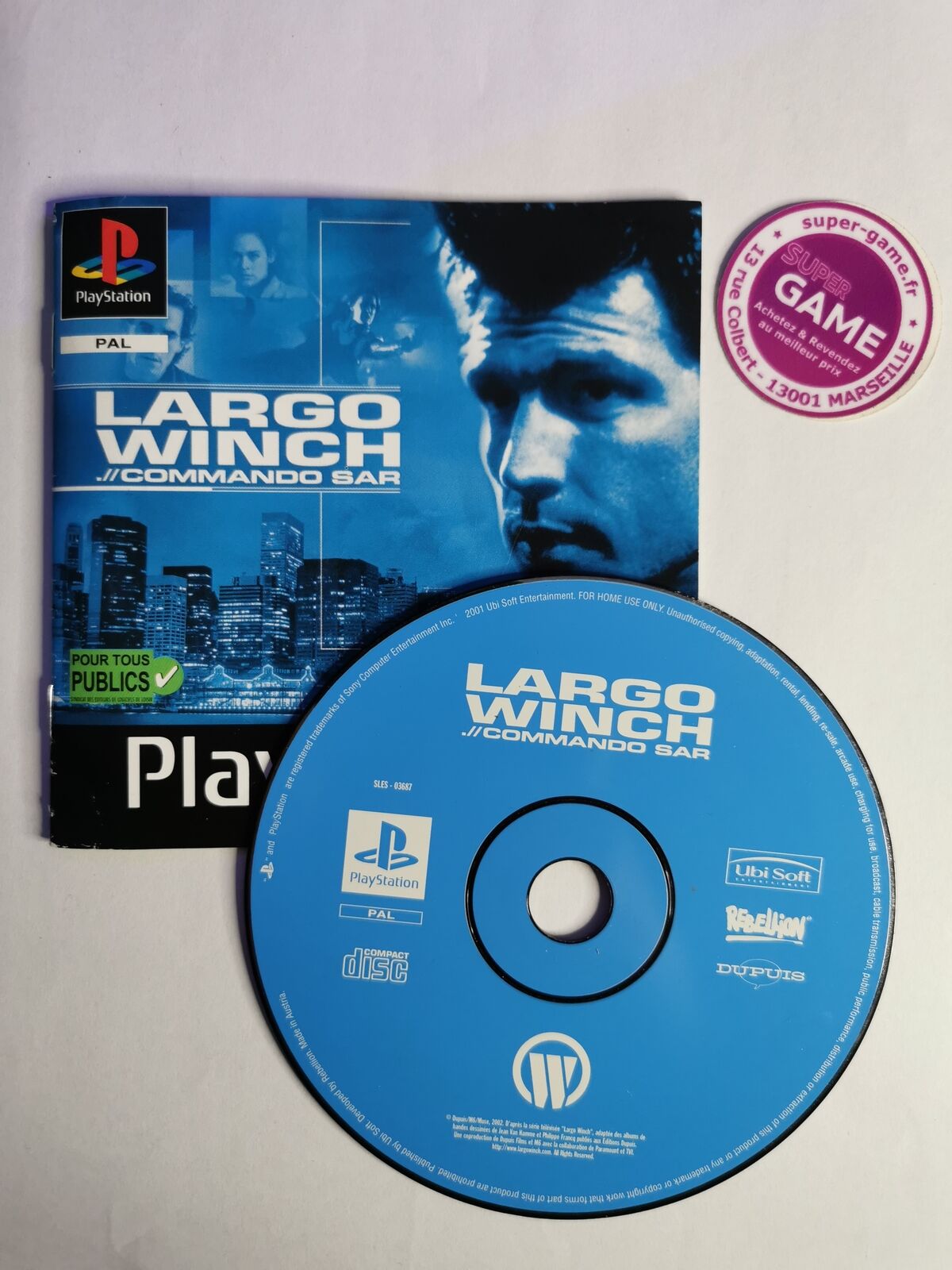 LARGO WINCH / COMMANDO SAR - PS1  #580