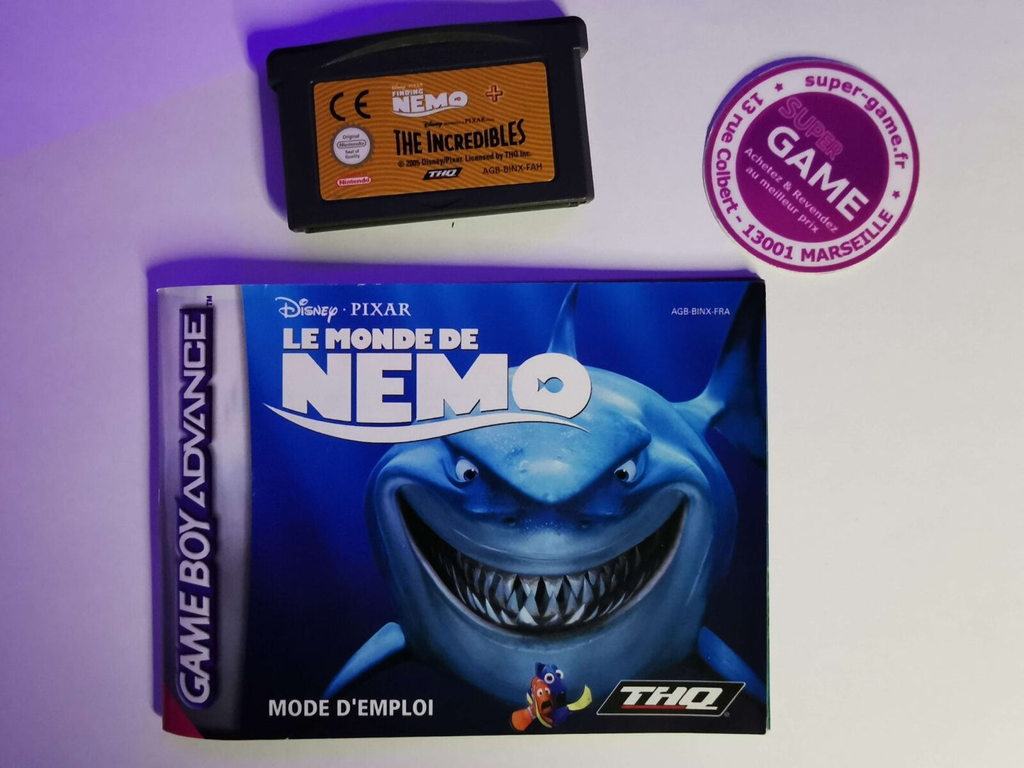 LE MONDE DE NEMO + LES INDESTRUCTIBLES - GBA  #258