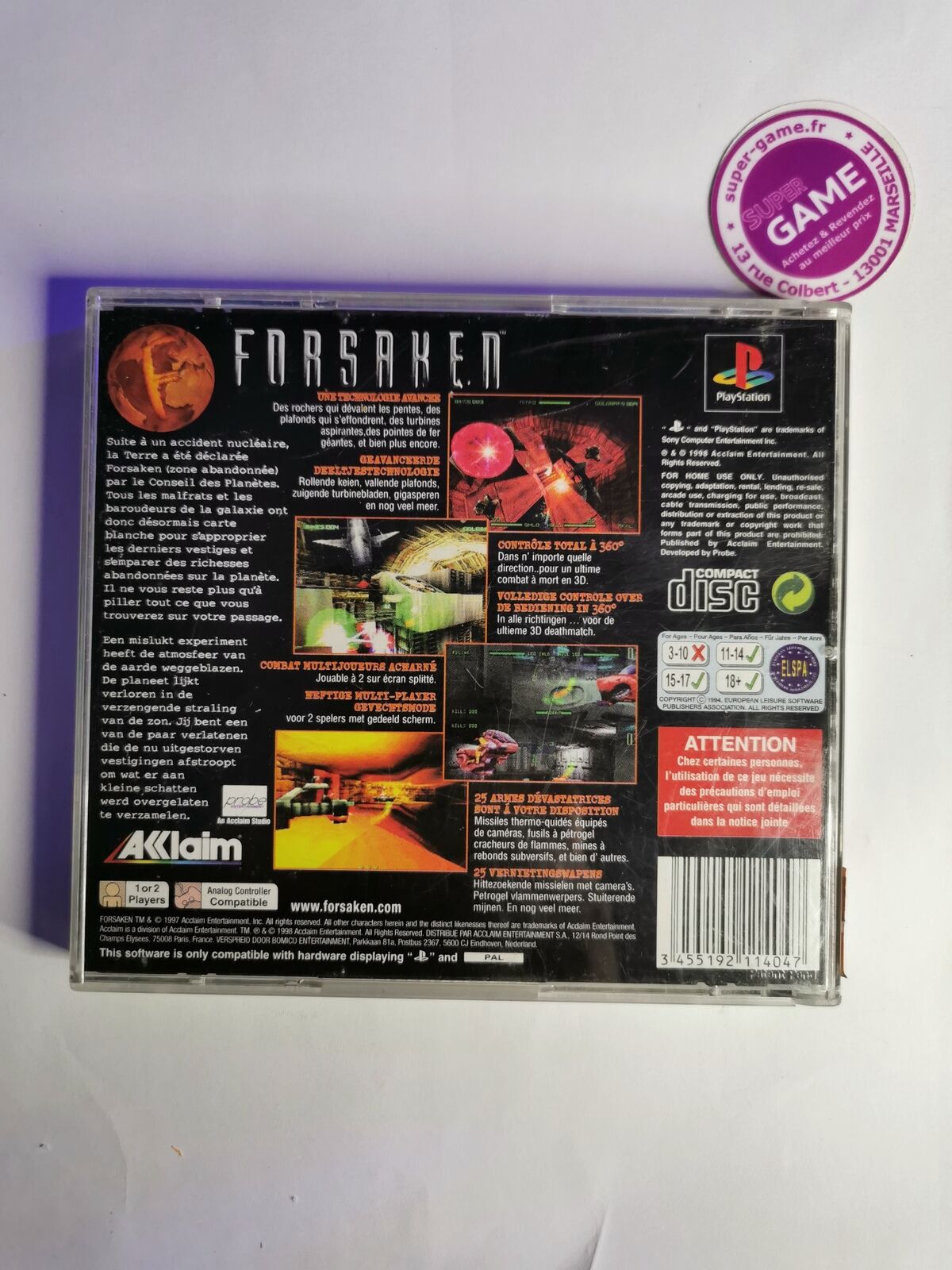 FORSAKEN - PS1  #559