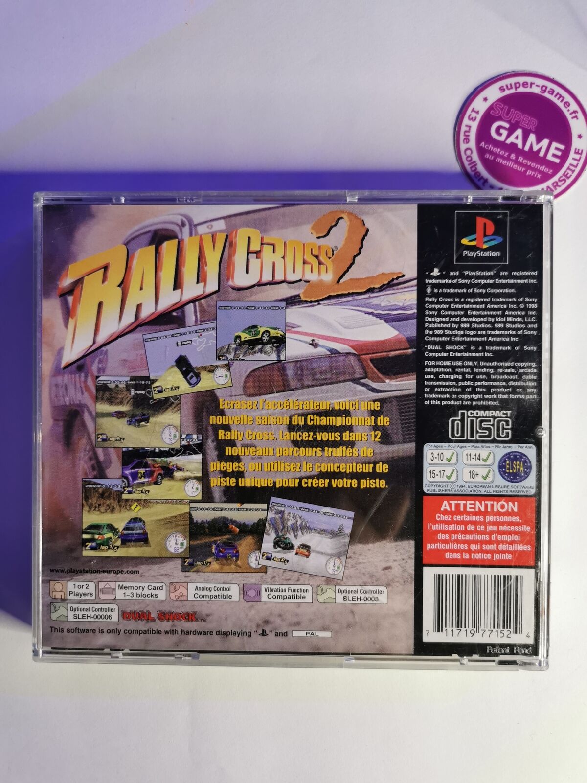 RALLY CROSS 2 - PS1  #625