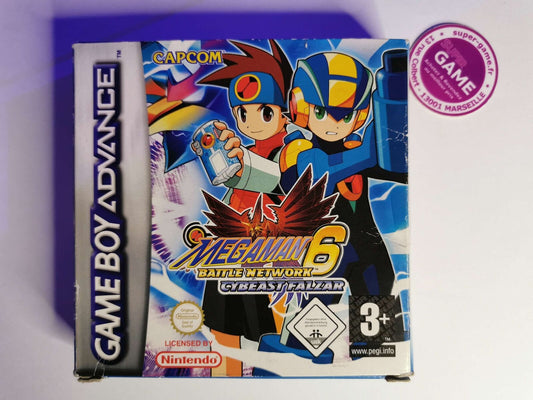 MEGAMAN 6 BATTLE NETWORK CYBEAST FALZAR - GBA  #242