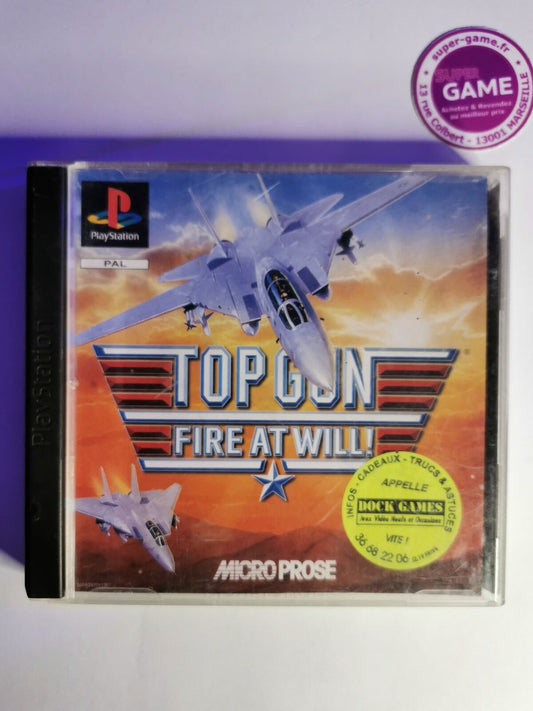 TOP GUN FIRE AT WILL - PS1  #668